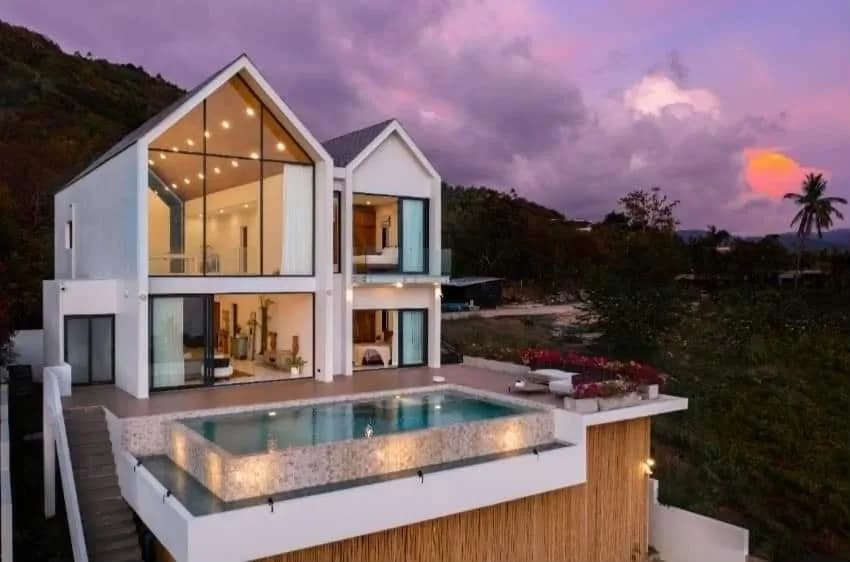 3 bedroom villa with magnificent sunset views in Bang Makham-VIL0030 — view 1