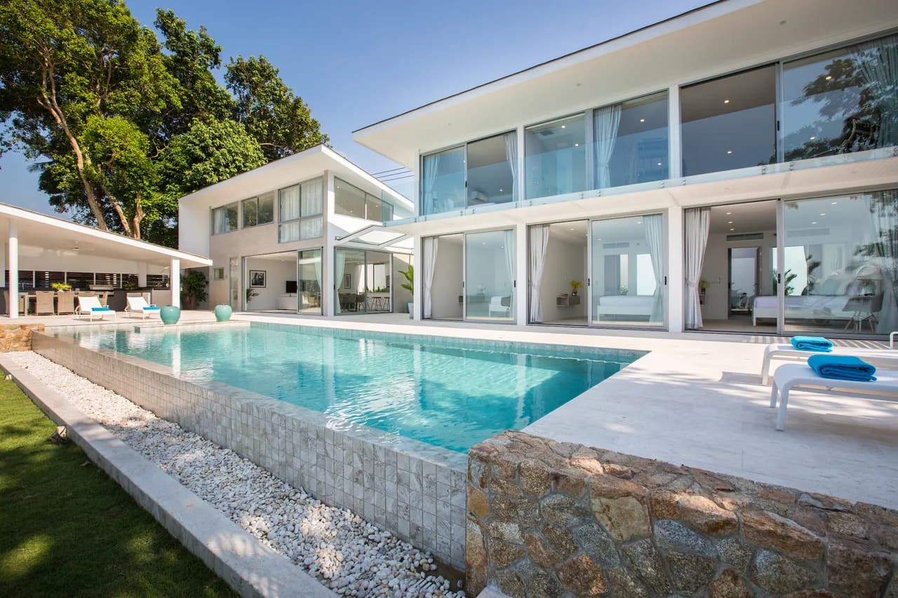 Beachfront Luxury 5 Bedroom Villa Near Fisherman’s Village-VIL0070 — view 1