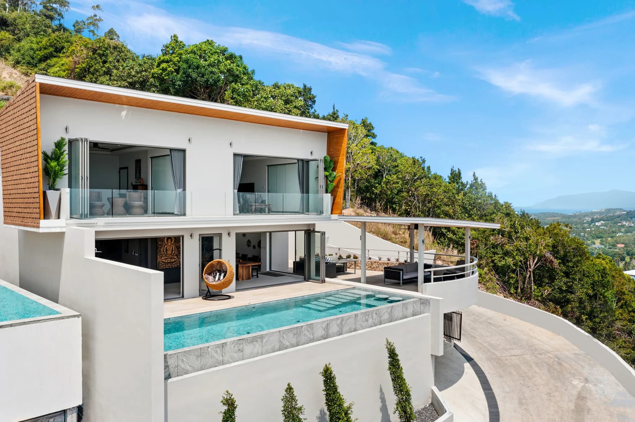 Fantastic 3 bedroom villa with a million dollar sea view in Choeng Mon – VIL0197 — view 1