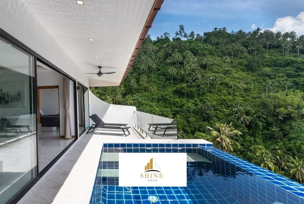 2 bedroom sea view apartments in Lamai – VIL0225 — view 1