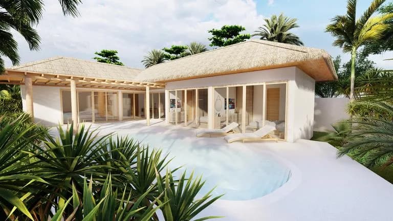 Balinese style 2 and 3 bedroom villas with a private pool only 150 meters from Laem Set Beach – VIL0253 — vue 1