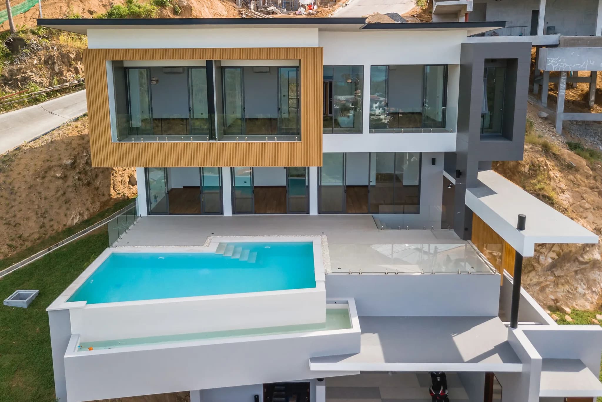 Modern sea view villa with 3 bedrooms and sea views in Chaweng Noi – VIL0360 — view 1