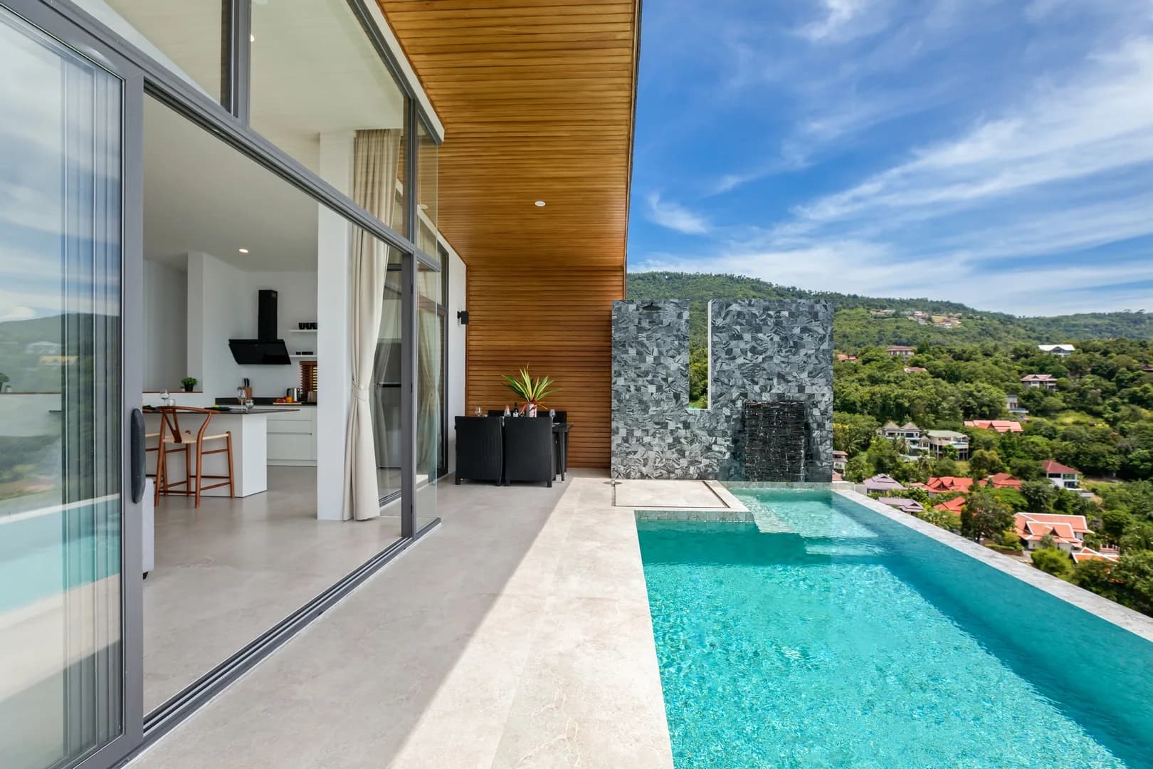 Modern 2 bedroom sea view villa 700 m from Bang Por beach – VIL0386 — view 1