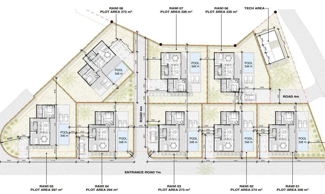 Mediterranean 3 bedroom private pool villas in Chaweng Noi – VIL0394 — thumbnail 3