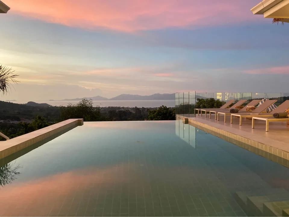 Casual chic 4 bedroom villa with stunning sea views in Bophut – VIL0395 — view 1