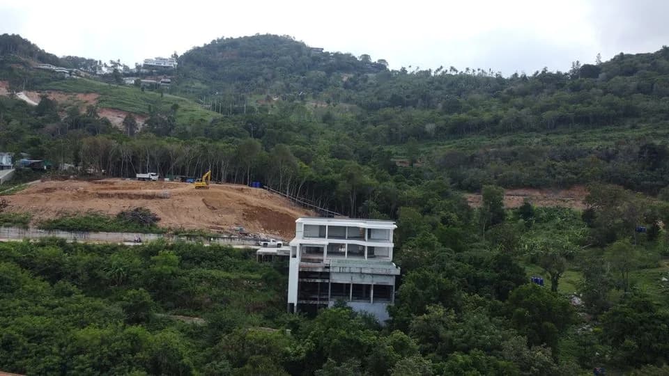 80% completed 5 bedroom sea view villa in prime Bophut area – VIL0397 — view 1