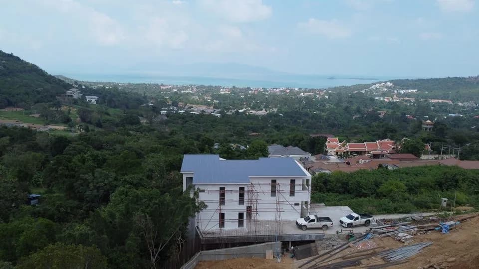 80% completed 5 bedroom sea view villa in prime Bophut area – VIL0397 — thumbnail 3
