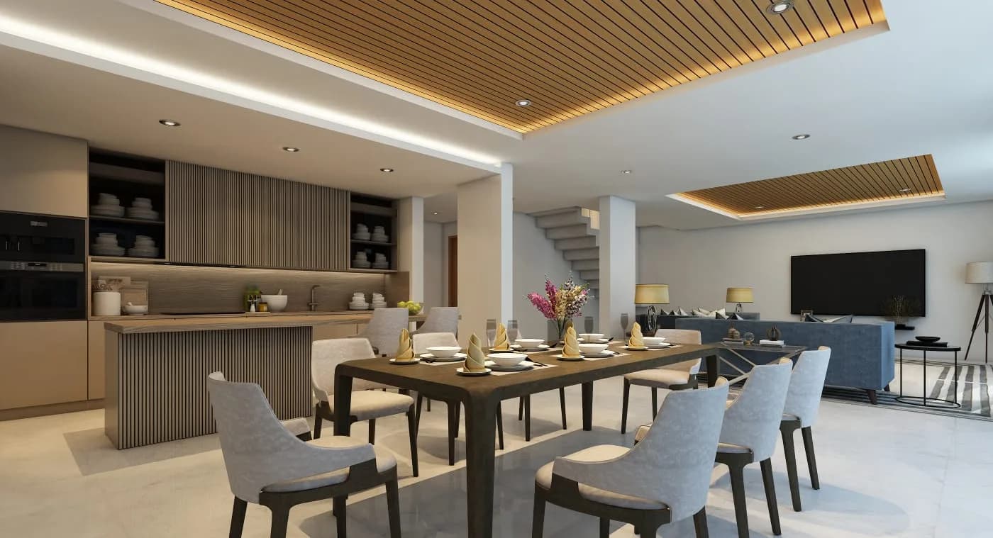 Breathtaking 4 bedroom villa with a million dollar sea view in Choeng Mon – VIL0427 — thumbnail 4