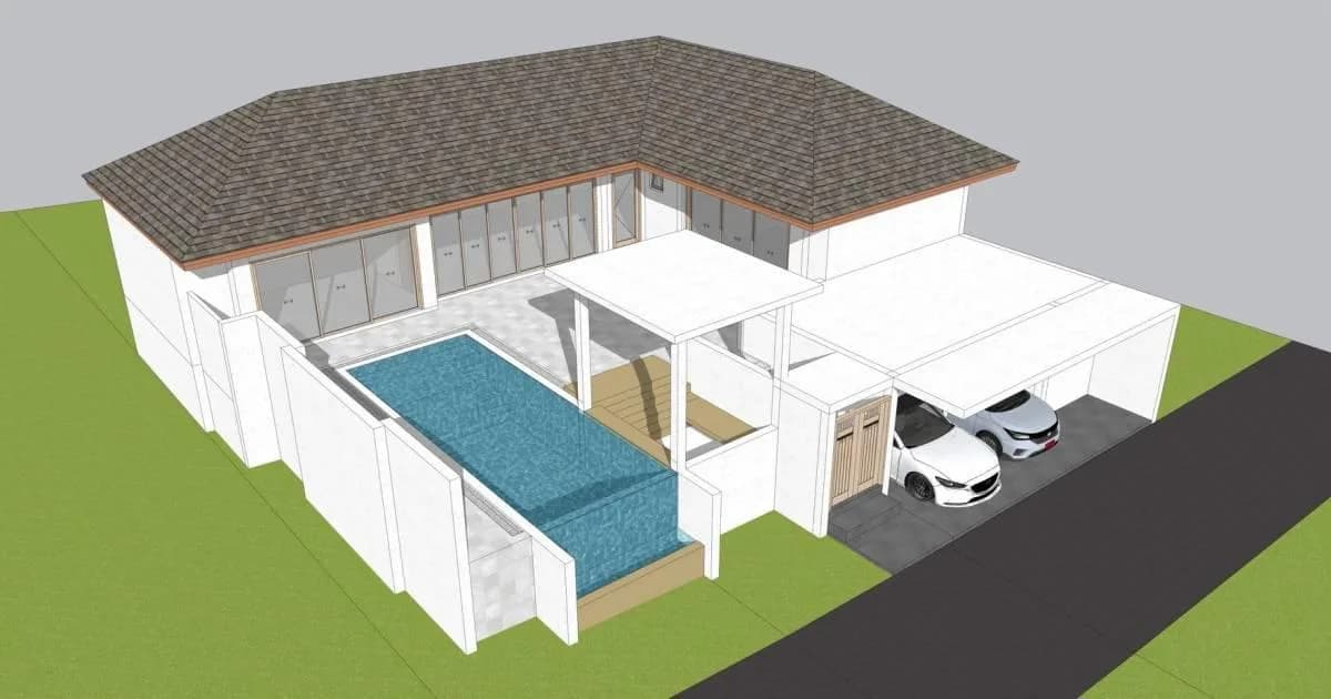 3 bedroom Bali style villa with a private pool in Maenam – VIL0446 — thumbnail 5