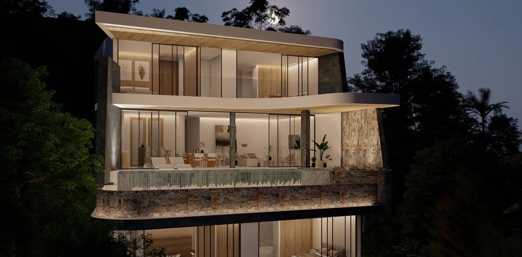 Magnificent 4 bedroom villa with amazing sea views in Maenam – VIL0460 — thumbnail 3