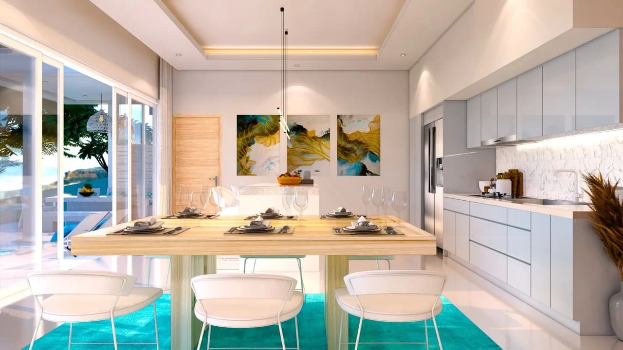 3 bedroom villas with a private pool and sea view in Plai Laem – VIL0461 — thumbnail 4