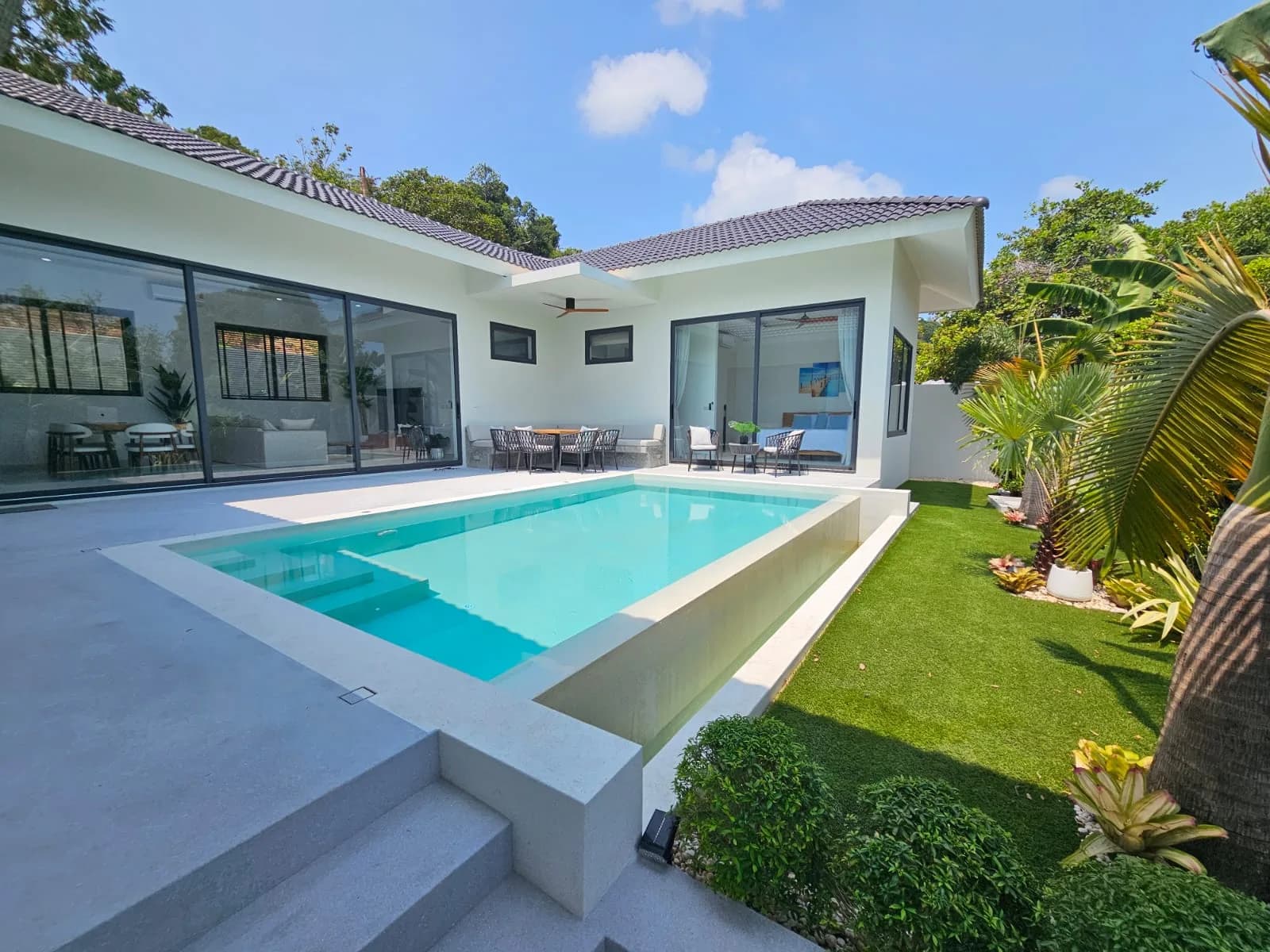 Newly build 3 bedroom villa with a private pool 5 minute drive from the beach in Plai Laem area – VIL0468 — view 1