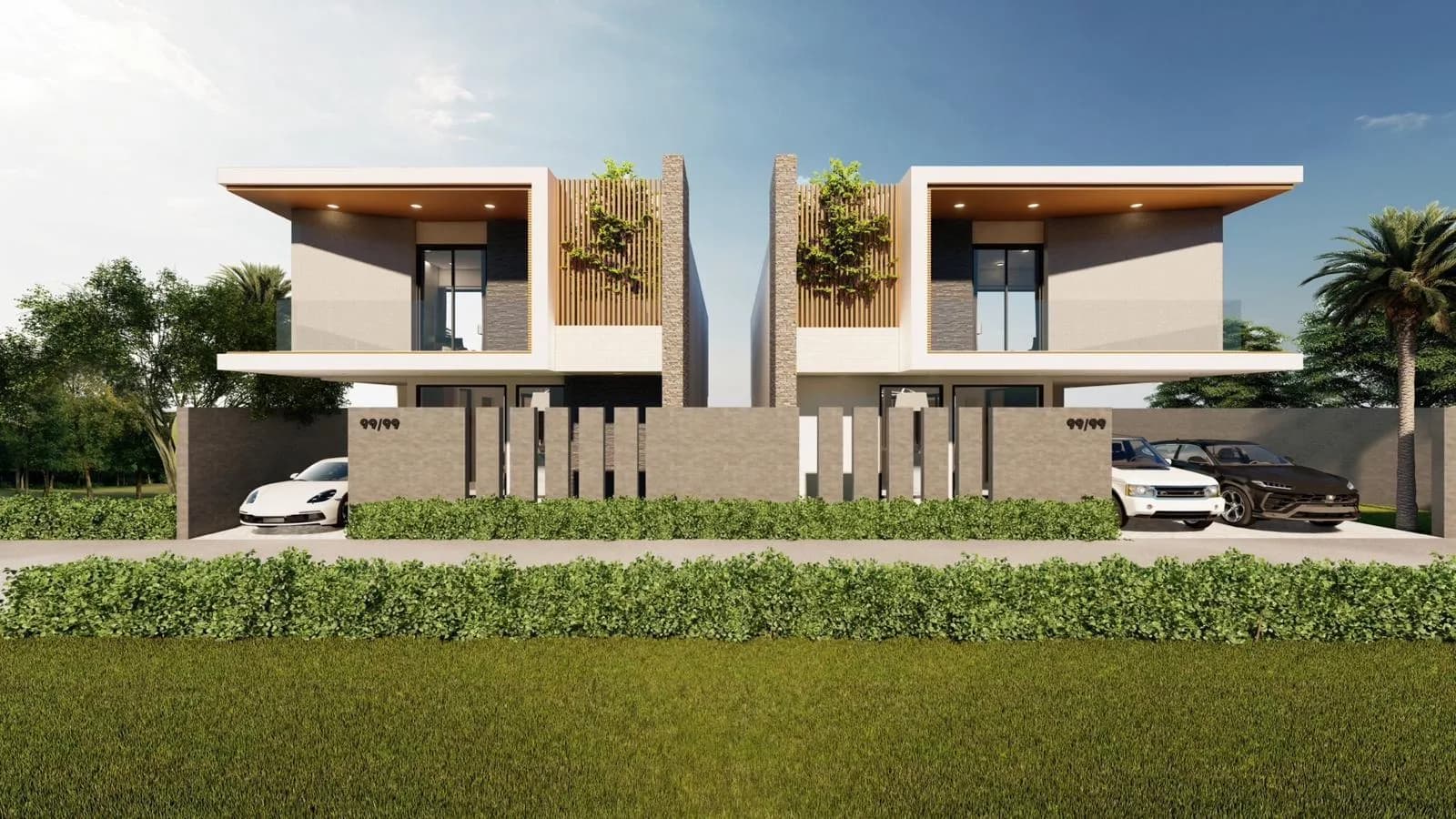 3 Bedroom villa with a pool walking distance to Plai Laem beach – VIL0497 — view 1
