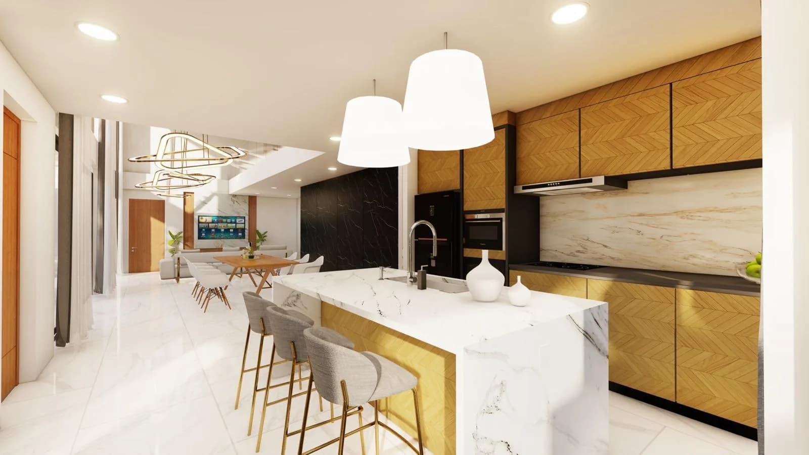 3 Bedroom villa with a pool walking distance to Plai Laem beach – VIL0497 — thumbnail 3