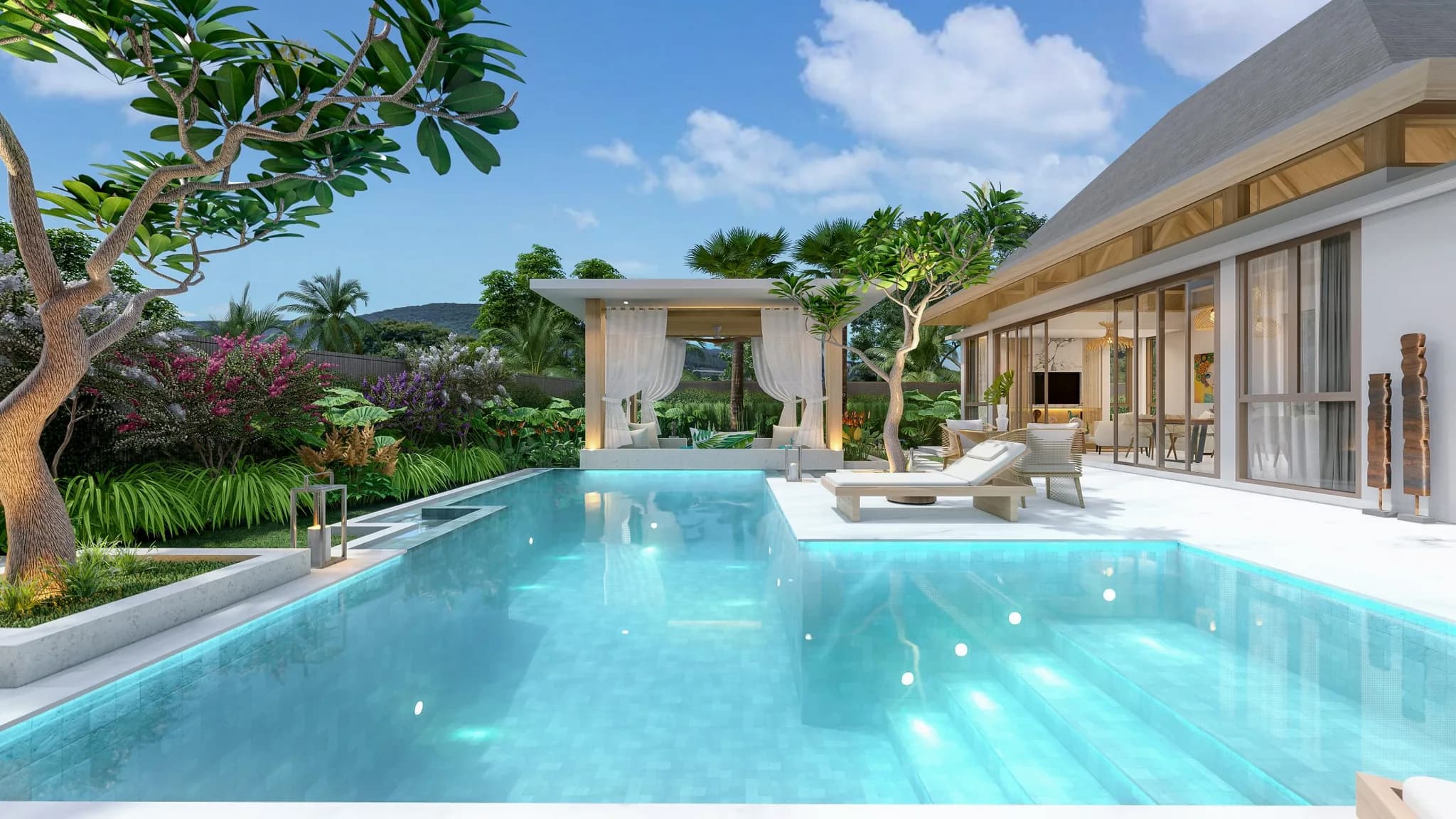 Bali style 2 bedroom private pool villa in Bang Makham – VIL0533