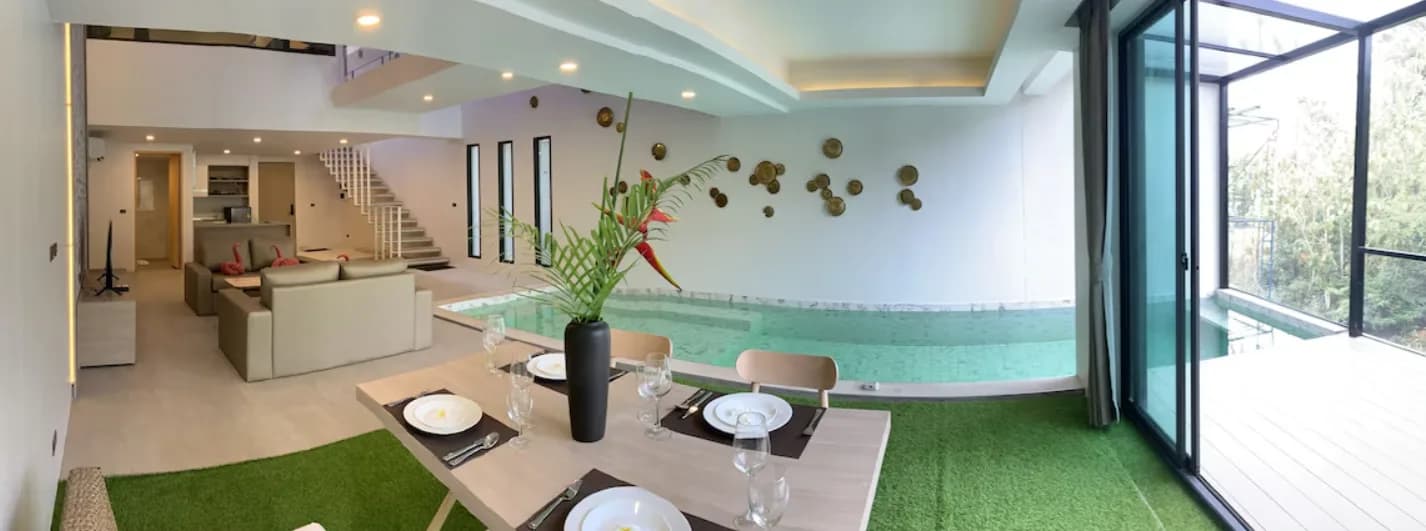 2 bedroom private pool villa walking distance to Bangrak beach – VIL0543 — view 1
