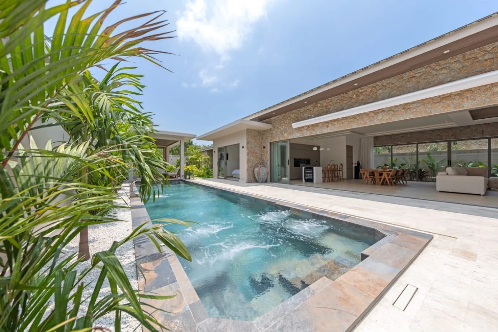 Elegant Bali style 3 bedroom villas with a private pool 5 minute stroll to Bophut beach – VIL0548 — thumbnail 2