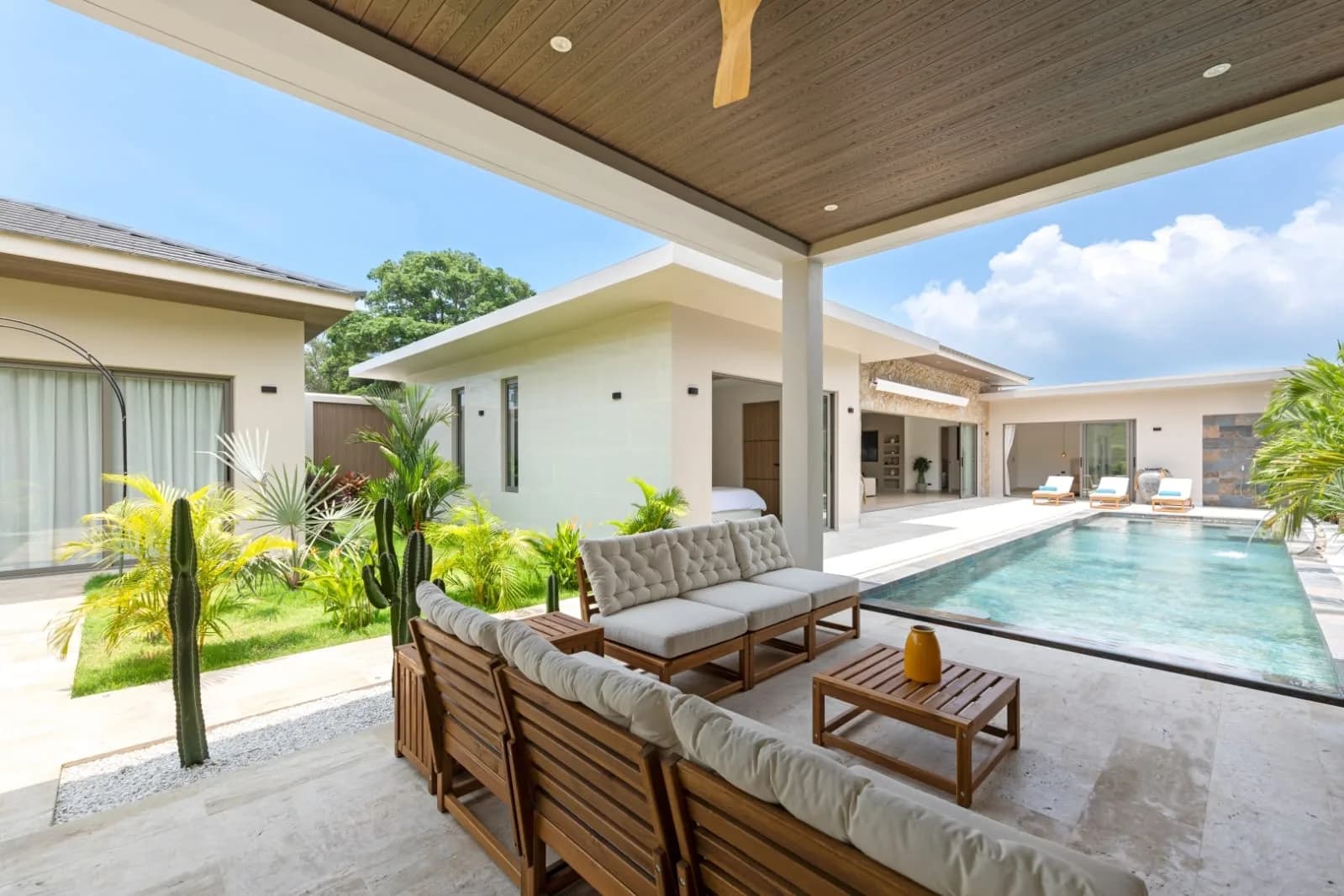 Elegant Bali style 3 bedroom villas with a private pool 5 minute stroll to Bophut beach – VIL0548 — thumbnail 5