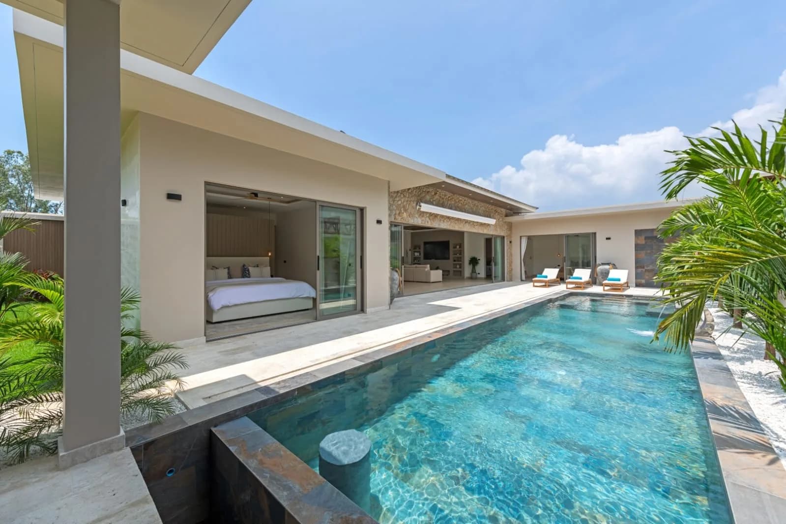 Elegant Bali style 3 bedroom villas with a private pool 5 minute stroll to Bophut beach – VIL0548 — thumbnail 6