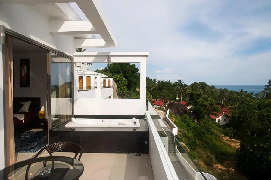 1 bedroom penthouse apartment with sea view in Lamai – VIL0590 — view 1