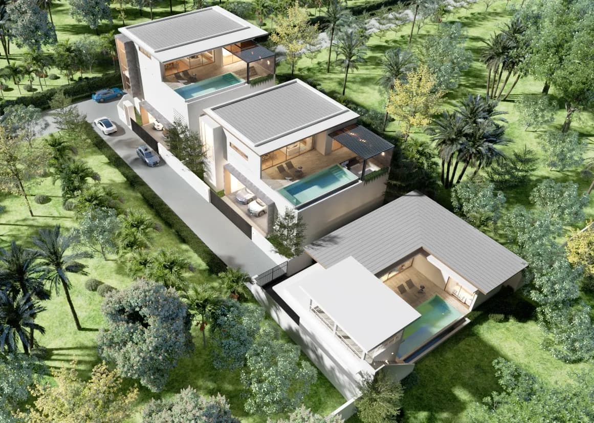 Spacious 60% completed sea view villa with 6 bedrooms a short walk from Bangrak beach – VIL0593 — view 1