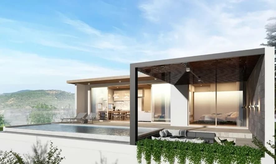 Spacious 60% completed sea view villa with 6 bedrooms a short walk from Bangrak beach – VIL0593 — thumbnail 3