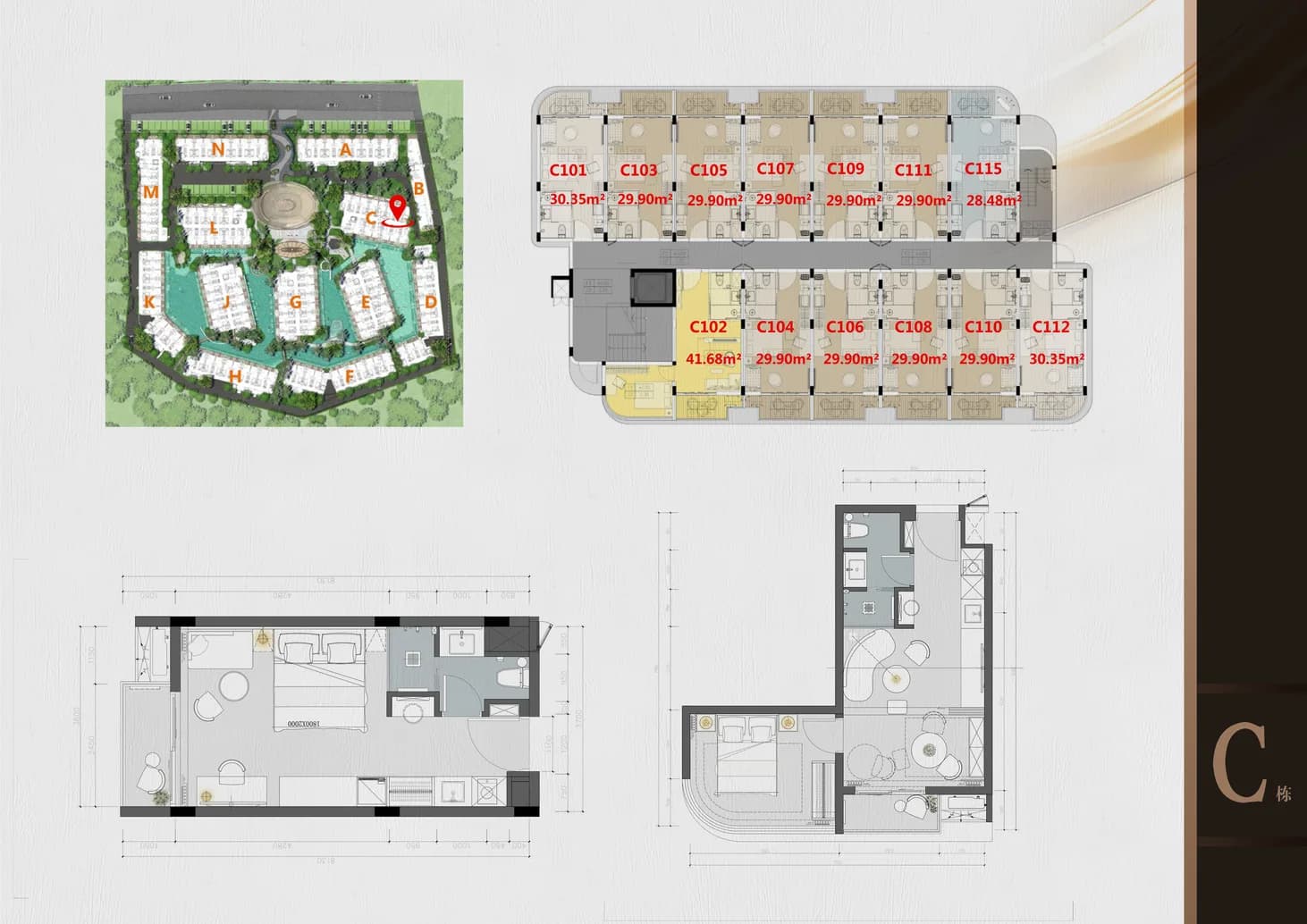 Affordable sea view studios in the new luxury beachfront development in Bangrak – VIL0601 — thumbnail 6