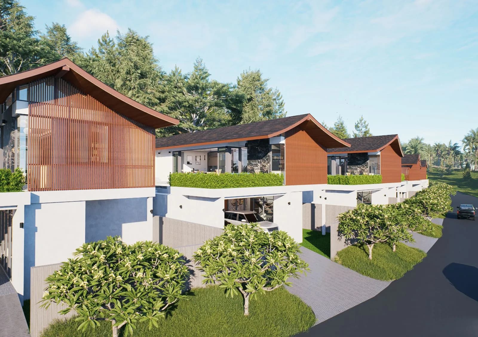 3 bedroom private pool villas with a mountain and jungle views in Lamai – VIL0602 — thumbnail 3