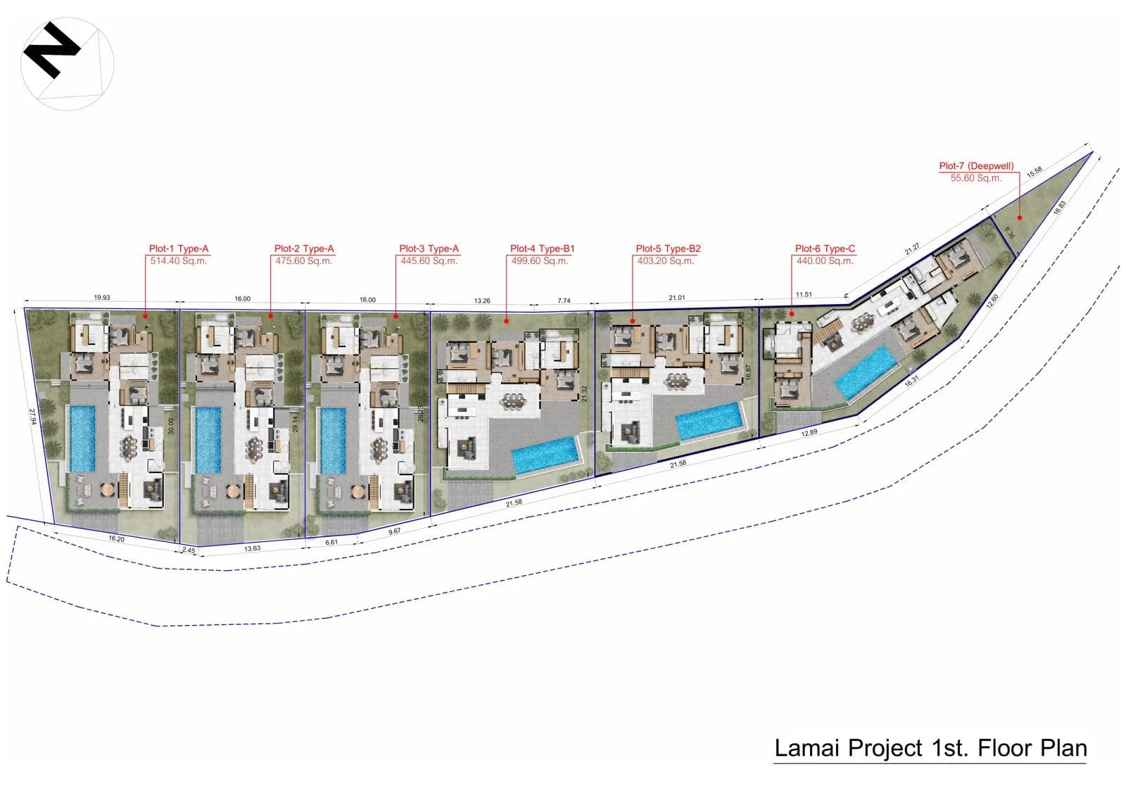 3 bedroom private pool villas with a mountain and jungle views in Lamai – VIL0602 — thumbnail 6