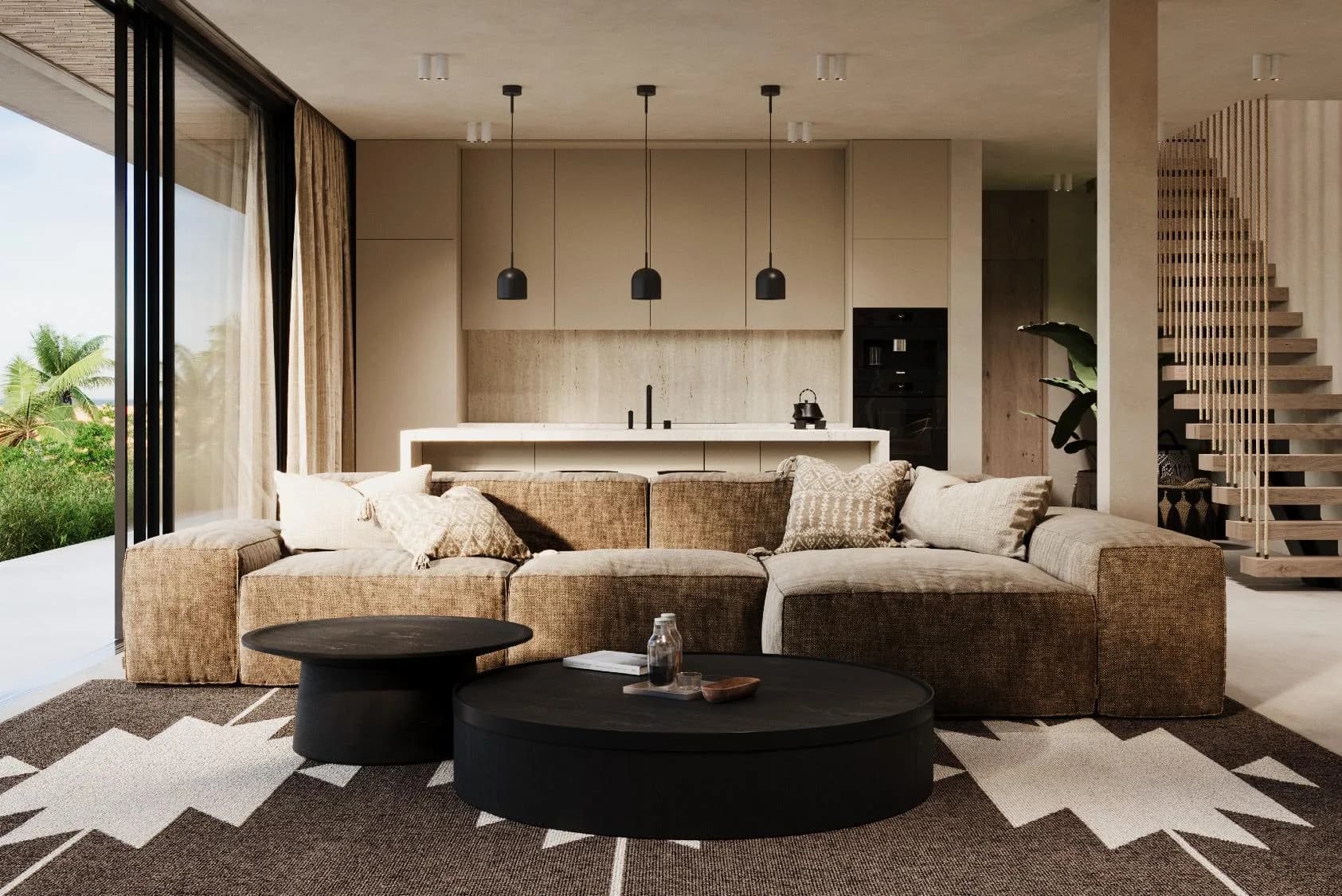 Impressive elegant 3 bedroom villas with a sea view and private pool in Samui – VIL0635 — thumbnail 6