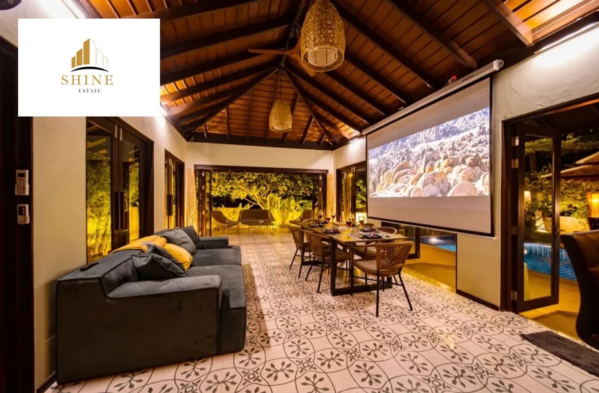 Bali style spacious 4 bedroom villa with a private pool 150 meters from Bangrak beach – VIL0637