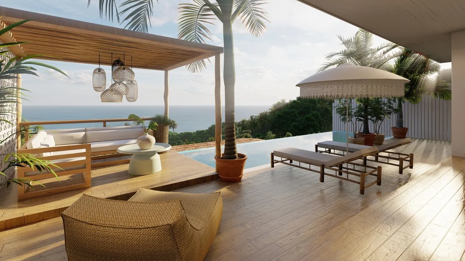 4 Bedroom villa with a a panoramic sea view to 180 degree and a private pool in Bophut hills – VIL0638 — thumbnail 2