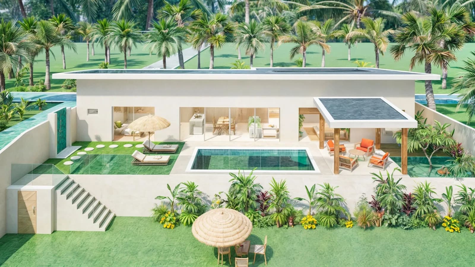 3 Bedroom villas with a private pool and a big garden in Maenam area – VIL0644 — thumbnail 2