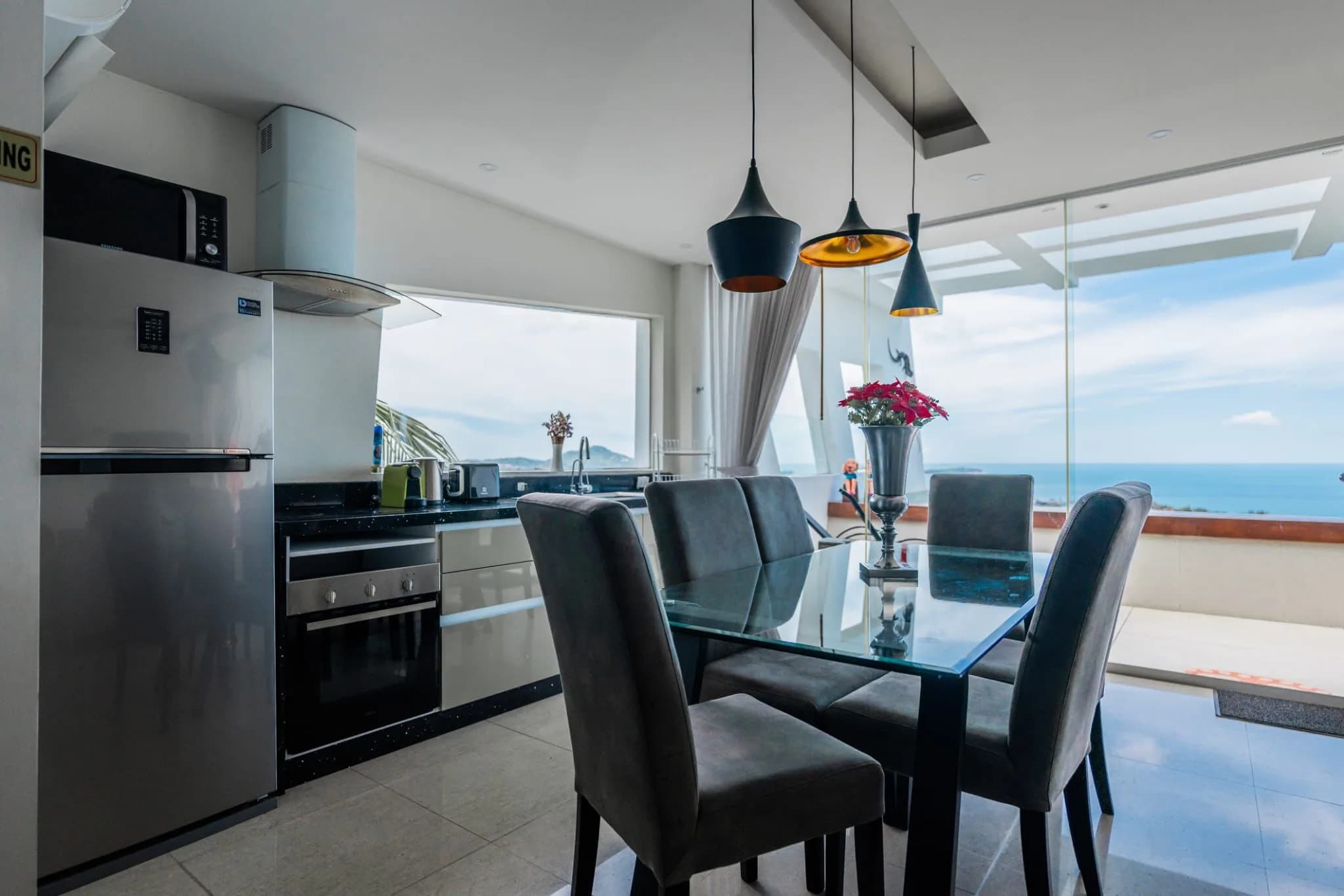 Modern 2 bedroom sea view villa + the apartment downstairs in Chaweng Noi – VIL0647 — thumbnail 3