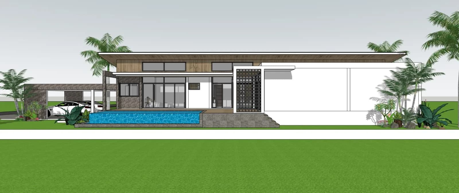 4 Bedroom villa with a private pool and sea view in Taling Ngam – VIL0660 — view 1