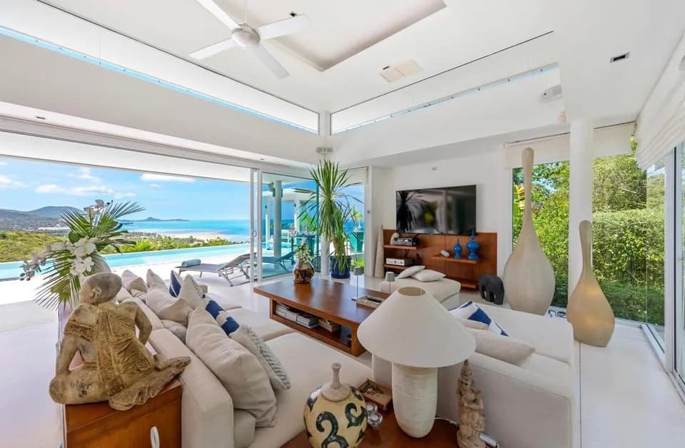 Impressive 5 bedroom villa with wow sea views over Lamai and Laem Set beach – VIL482 — thumbnail 5