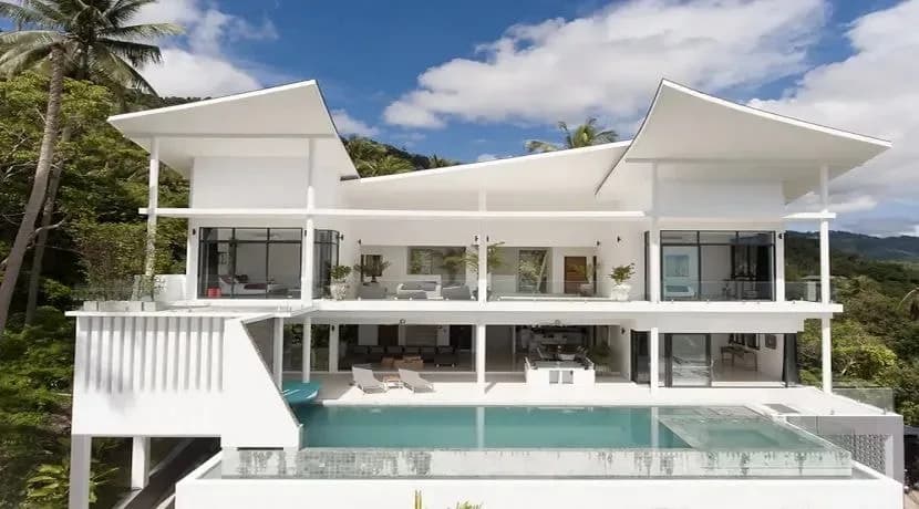 4 bedroom sea view villa in Lamai — thumbnail 5