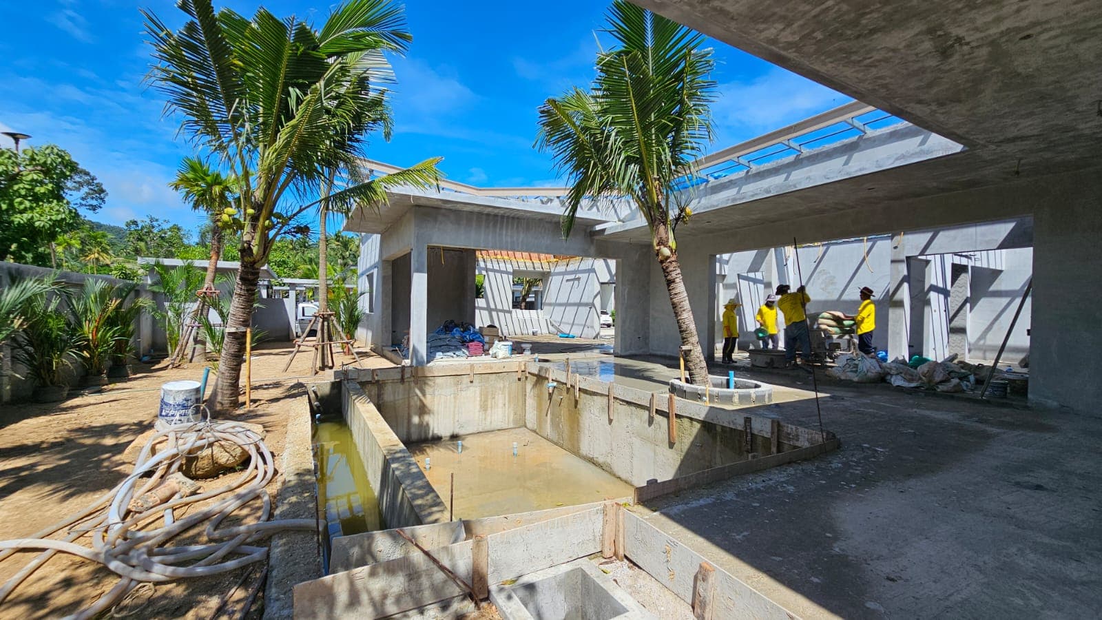 Almost completed 2 bedroom villa with a private pool in Maenam area – VIL0619