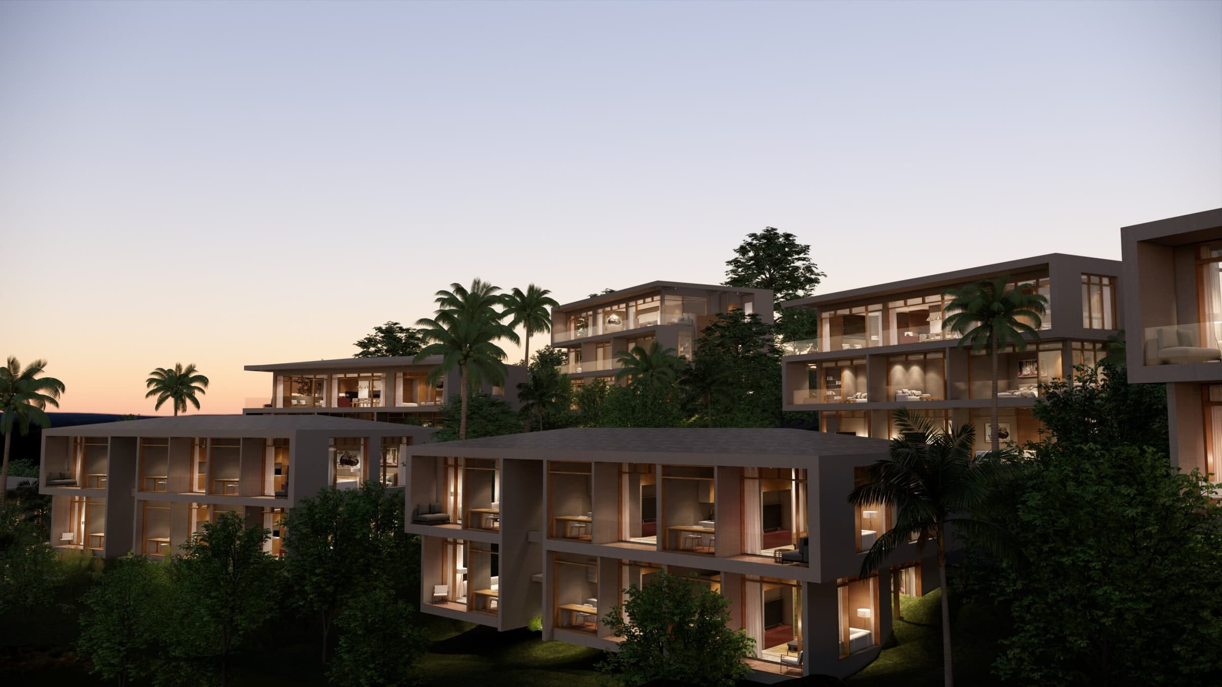 Two bedroom apartments in a luxury development in Lamai – VIL0531