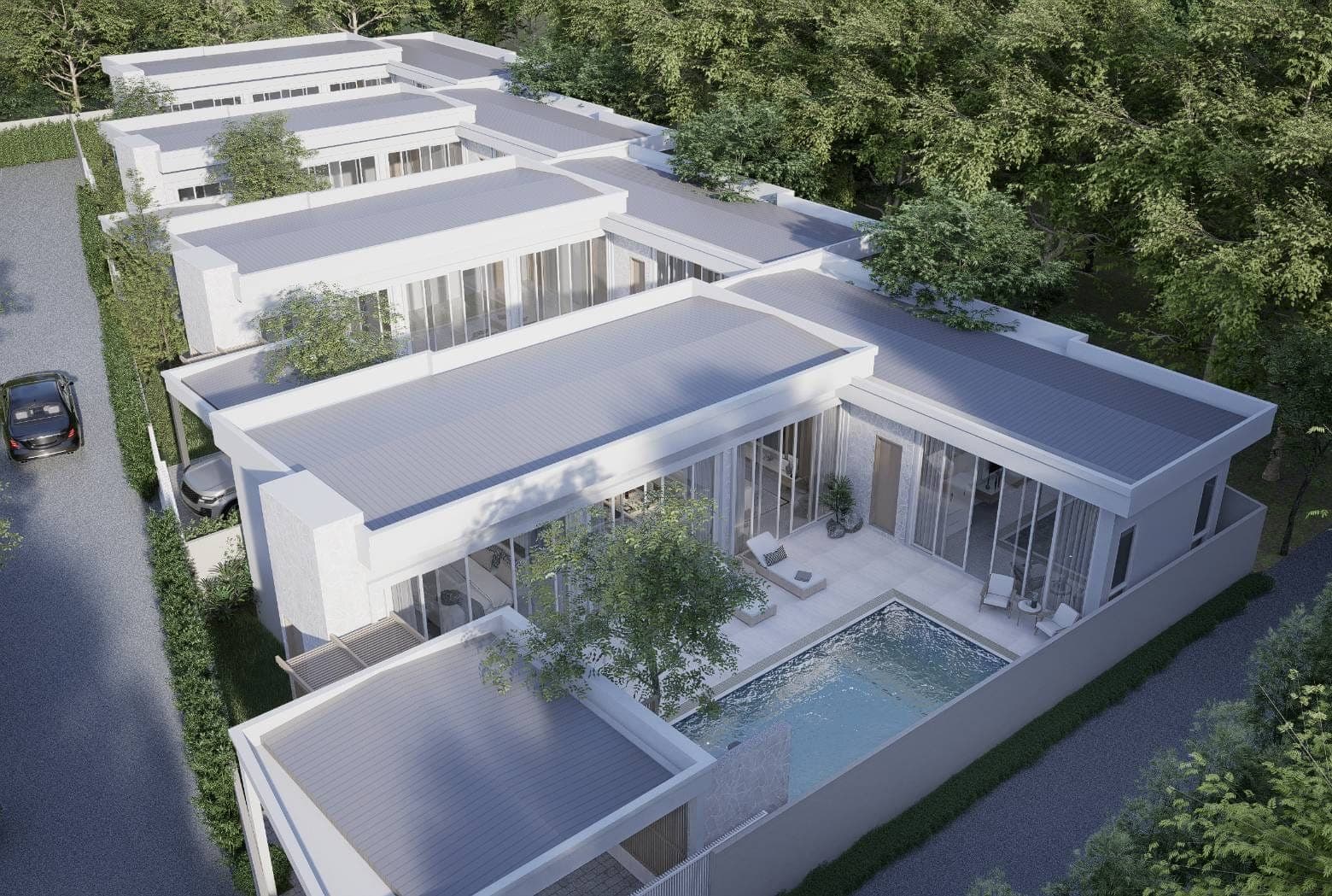 3 bedroom private pool villa in Lamai close to International School – VIL0491