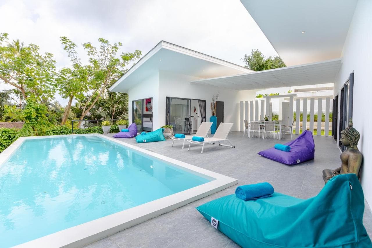 4 bedroom private pool villa in Chaweng Noi 500 meters from the beach – VIL0538