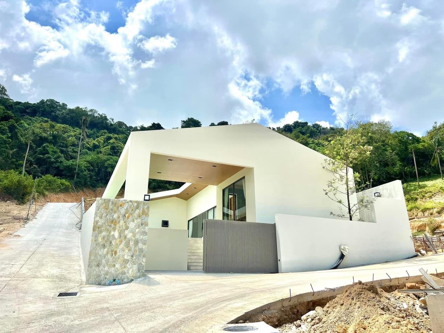 Affordable 3 bedroom villas at a different stage of construction in the residence in Maenam – VIL0622
