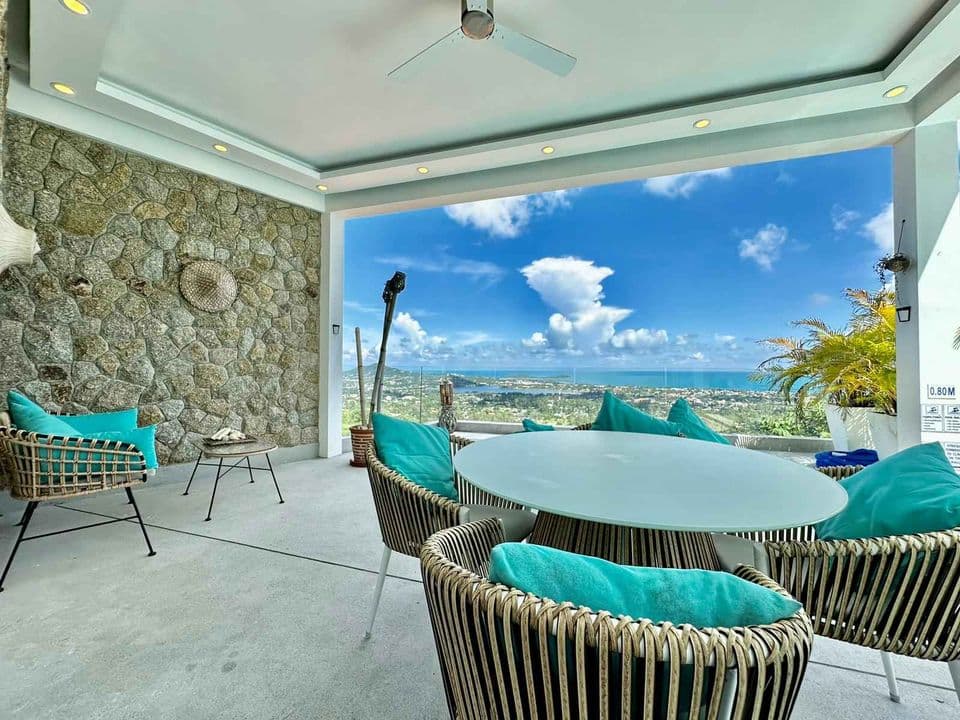 Great investment opportunity 3 bedroom sea view villa with a pool in Chaweng Hills – VIL0525