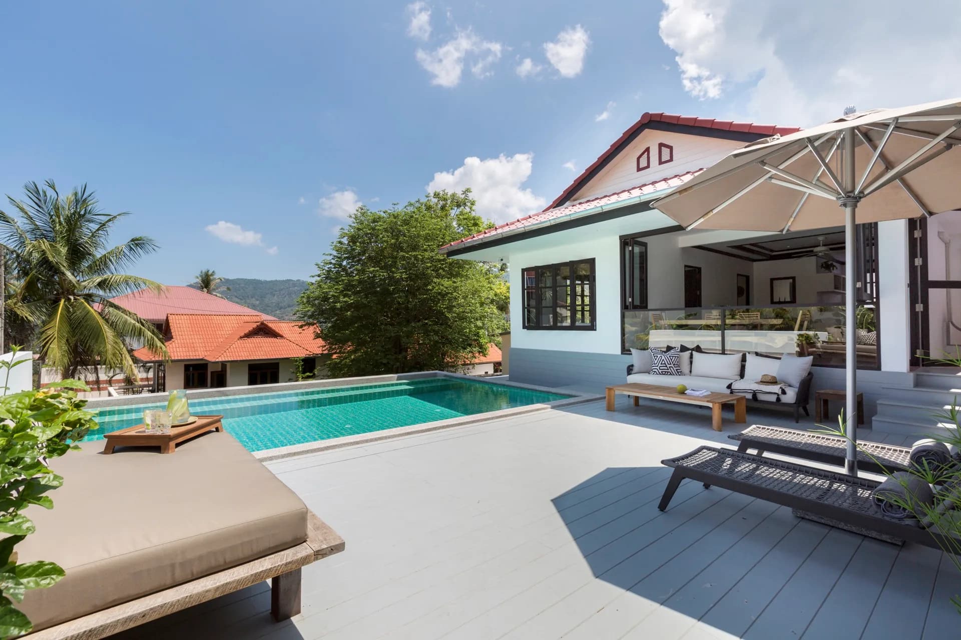 Recently renovated 2 BEDROOM VILLA with a private pool in Bophut-VIL0008 — view 1