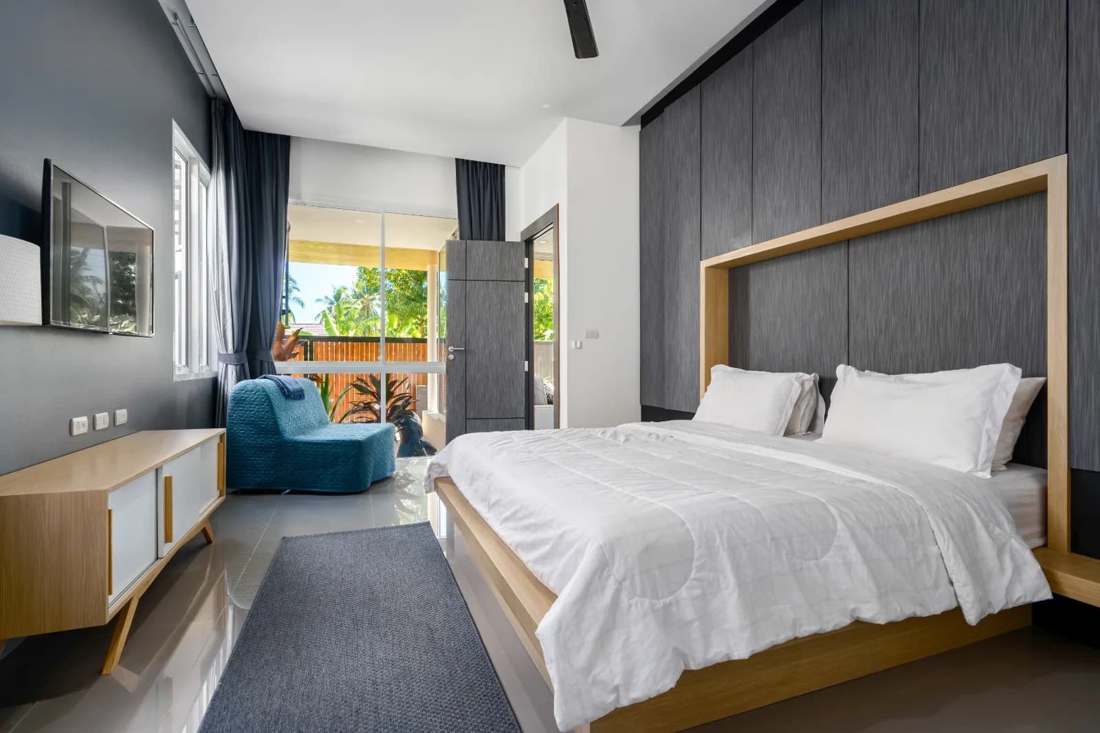 Modern 2 bedroom villa with a shared pool in a quite area of Maenam-VIL0011 — view 1
