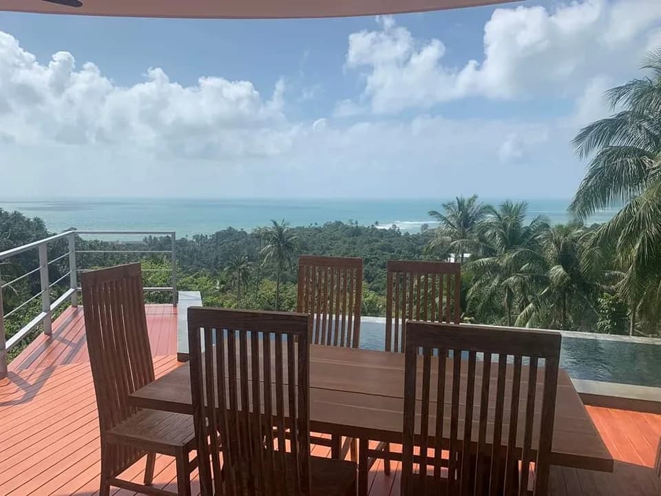 Villa with stunning seaview in Lamai-VIL0012 — view 1