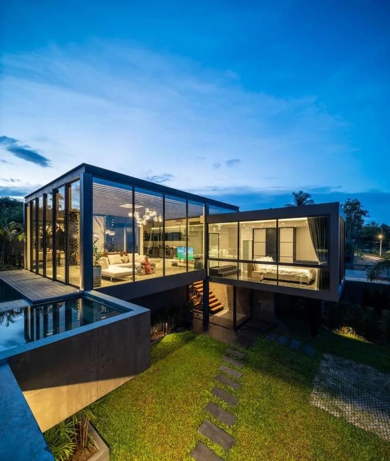 One of a kind luxury 3 bedroom villa with a sea view and private pool a short walk from the beach-VIL0023 — view 1