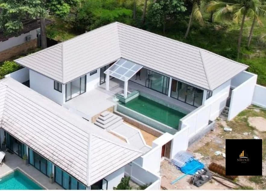 Newly built 3 bedroom villas with a private pool in Maenam area-VIL0031 — view 1