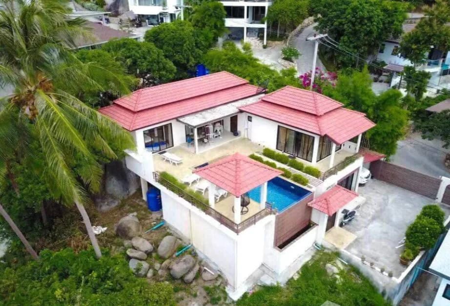 4 bedroom villa with sea views in Lamai-VIL0040 — view 1