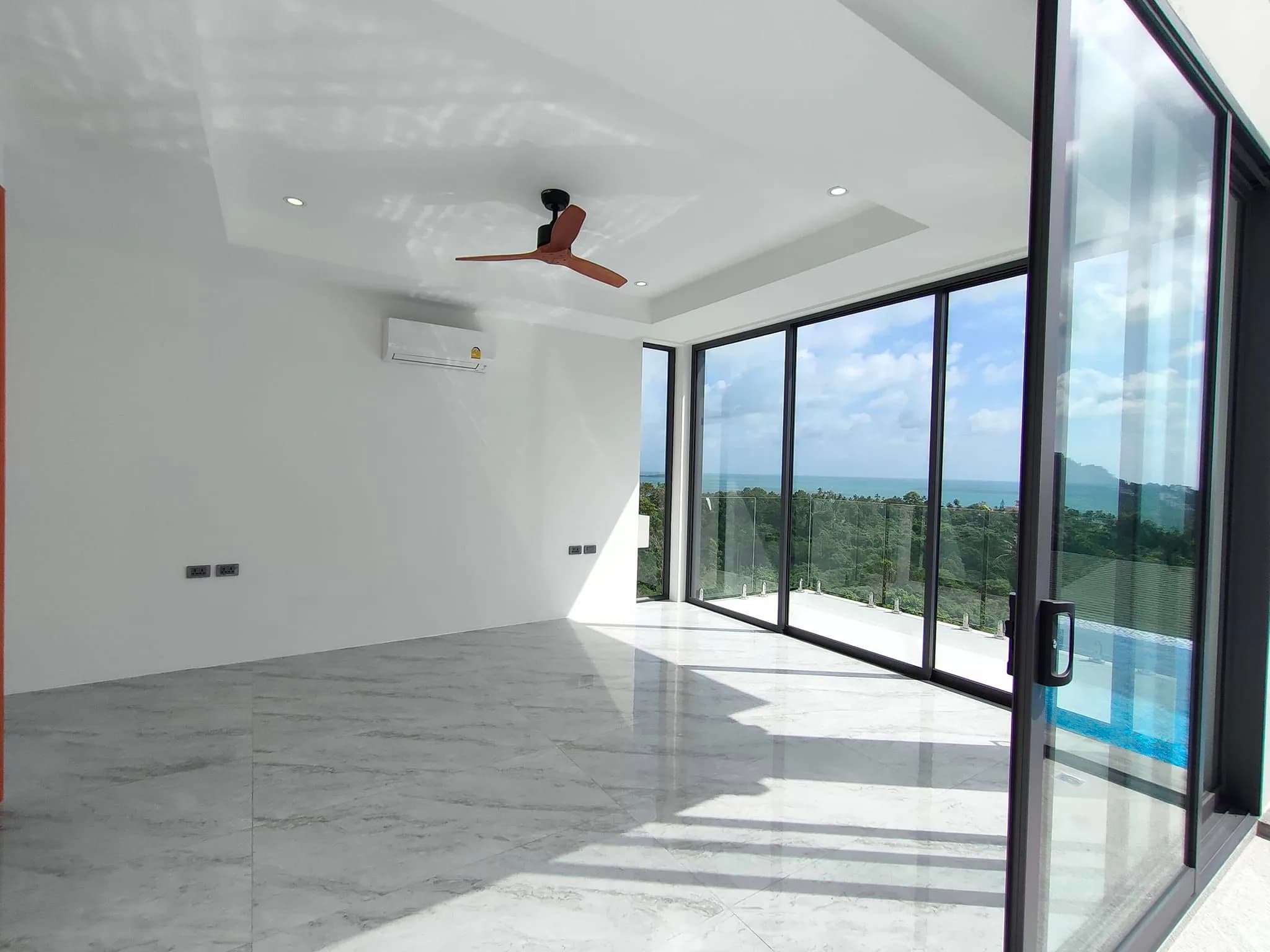 Modern 3 bedroom sea view villa for sale at Chaweng Noi the most popular location, off plan development-VIL0049 — view 1